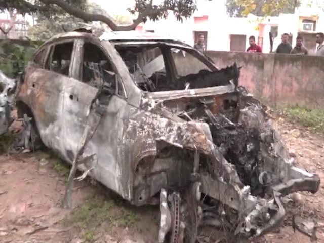 Rishabh Pant's Mercedes, Completely Destroyed By Impact And Fire, Towed To Police Station
