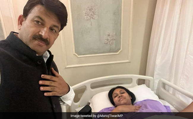 BJP's Manoj Tiwari Welcomes Baby Girl, Says "Blessed With Saraswati After Lakshmi"