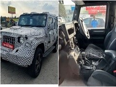 Five-Door Mahindra Thar Spied Again; Interior Details Revealed