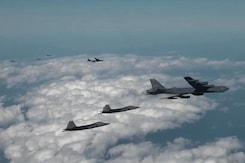 US Flies Bombers In Military Air Exercises With South Korea US Flies Bombers In Military Air Exercises With South Korea