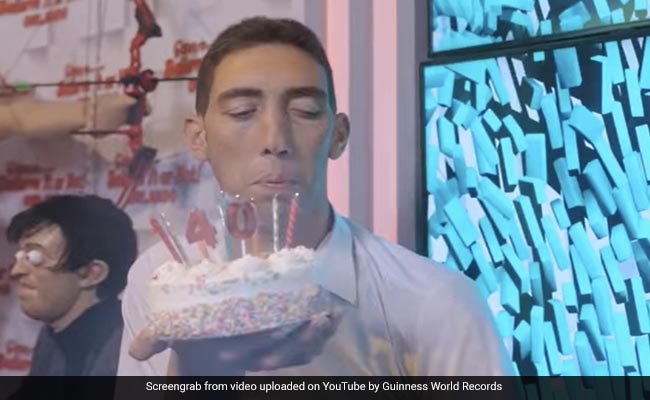 Video Of World's Tallest Man Living Celebrating 40th Birthday Goes Viral