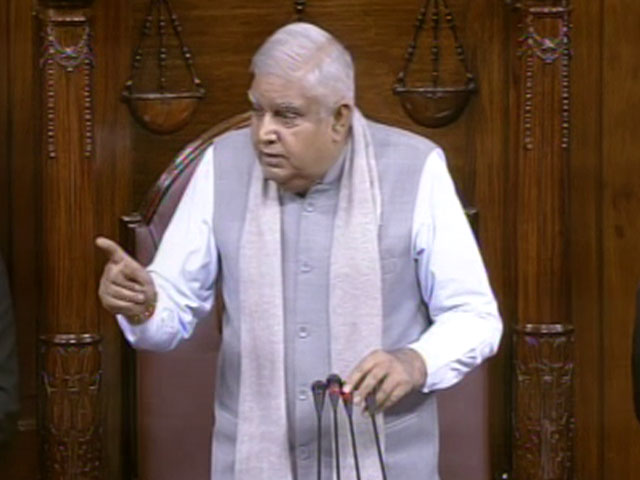 "135 Crore Laughing, We Are Not Children": Vice-President J Dhankhar In Parliament