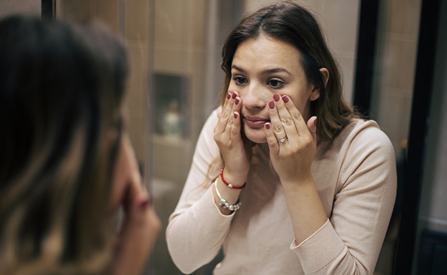 A healthy diet can help ensure glowing skin