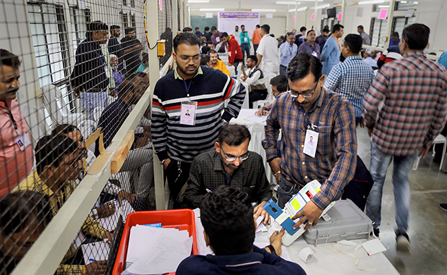 BJP Ahead In Key Bihar Election After 4th Round Of Counting