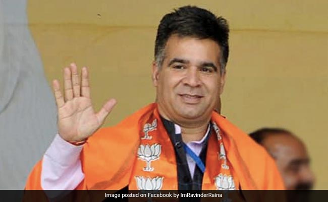 BJP J&K Chief Ravinder Raina Files Nomination From Nowshera Assembly Seat