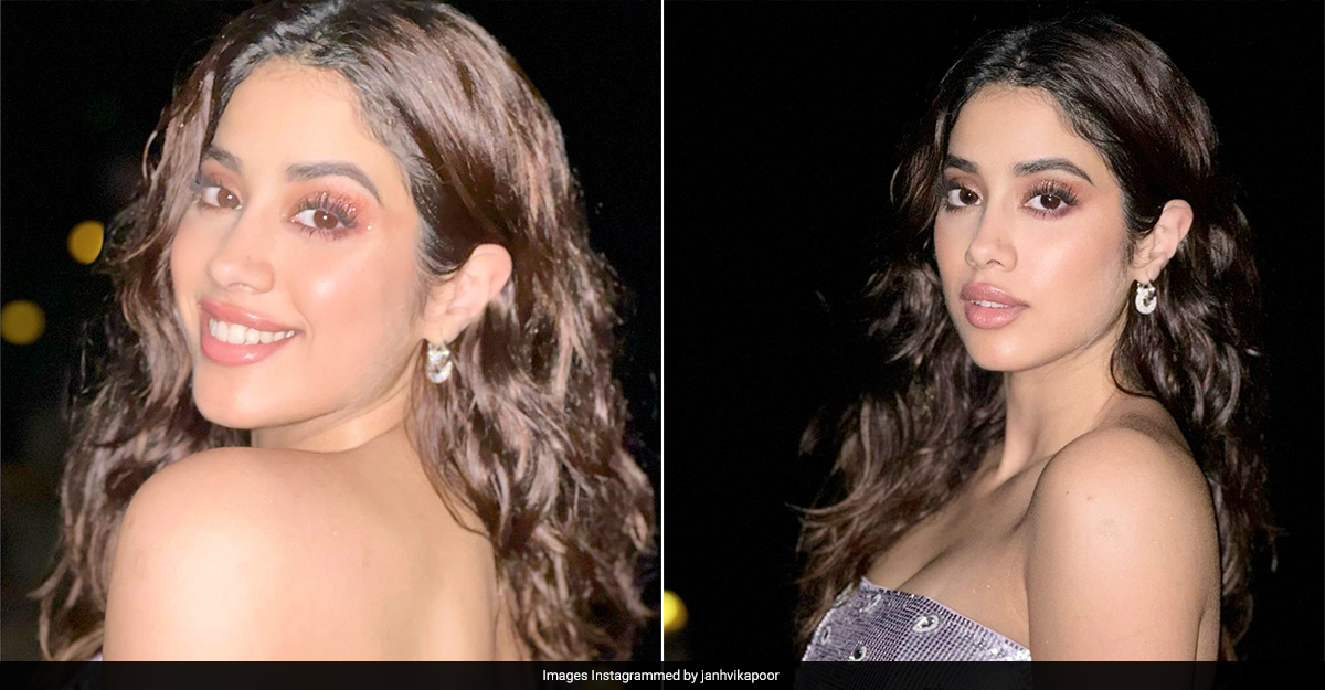 Janhvi Kapoor's Sparkling Bronze Eyes And Glossy Lips Are Setting Makeup Goals Straight From Maldives