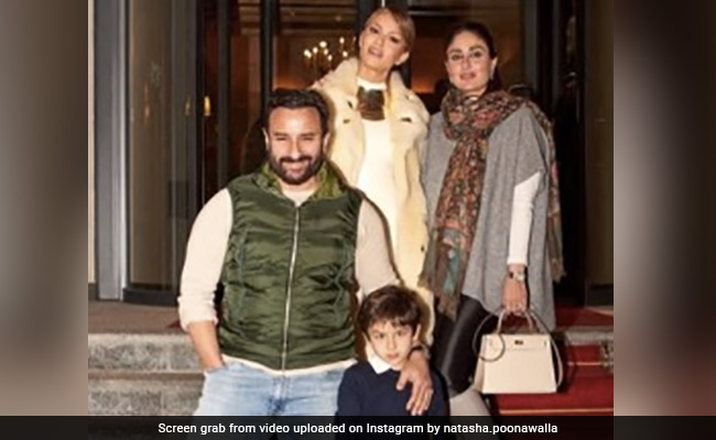 Kareena Kapoor With Natasha Poonawalla, Saif Ali Khan And Taimur At Her "Favourite Place"