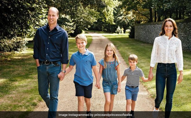 Prince William And Kate Middleton Reveal Family Christmas Card 2022 With Their 3 Children