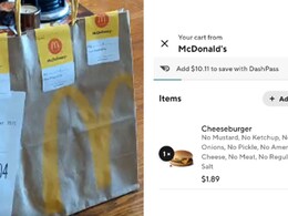 Viral: Man Ordered Bizarre "McNothing Burger" From McDonald's. Watch What He Received