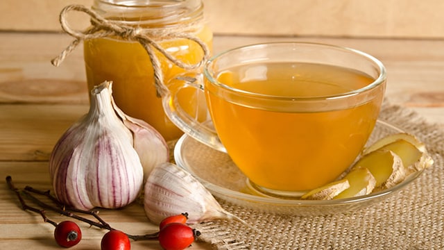 Add honey, lemon, or ginger to your garlic tea to boost its taste as well as nutritional