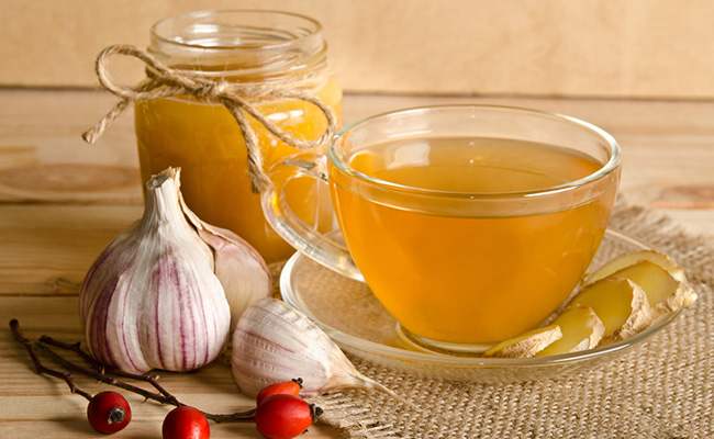 Add honey, lemon, or ginger to your garlic tea to boost its taste as well as nutritional