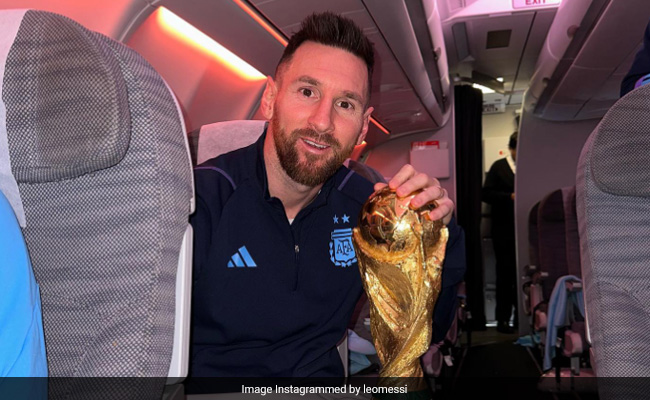 Lionel Messi Poses With FIFA World Cup Trophy In His Latest Instagram Post