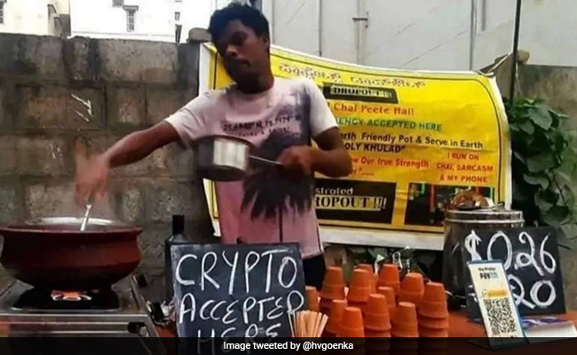 Harsh Goenka's Post On Bengaluru Tea Seller Who Accepts Crypto Payments Wins Internet