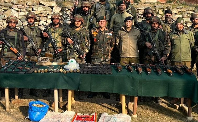 In Year's Biggest Arms Recovery, Forces Stop Major Pak Attempt In Kashmir