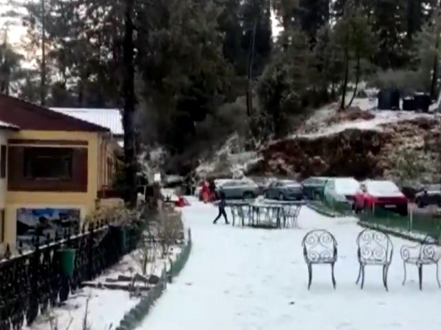 Shimla Receives Fresh Snowfall