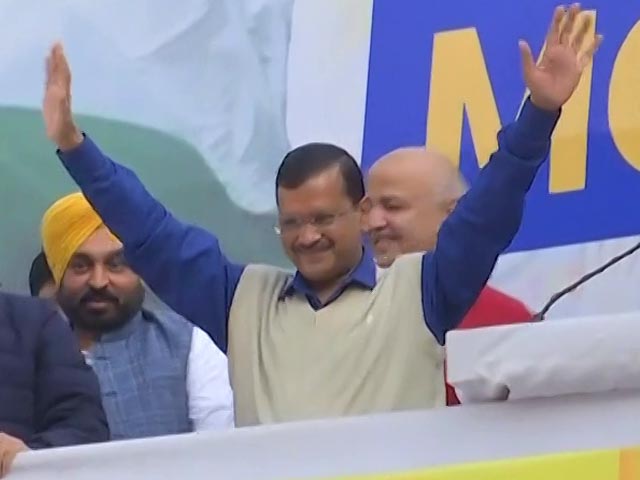 "Need Centre's Cooperation, PM's Blessing": Arvind Kejriwal On Delhi Win