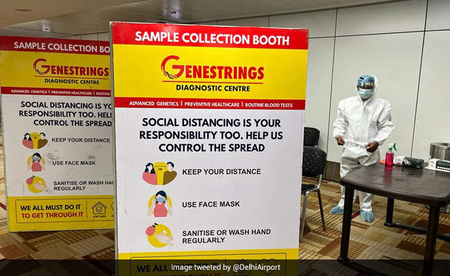 Random Covid Testing Of International Arrivals Begins At Delhi Airport