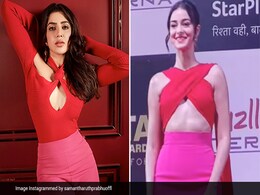 Samantha या Ananaya Pandey, किसका रेड-पिंक कलरब्लॉक्ड आउटफिट आया आपको पसंद और किसने मारी फैशन की बाजी Samantha या Ananaya Pandey, किसका रेड-पिंक कलरब्लॉक्ड आउटफिट आया आपको पसंद और किसने मारी फैशन की बाजी