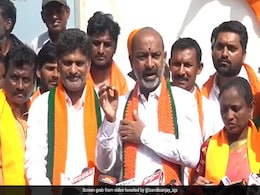 KCR's Party A "Virus That Kills, Vaccine Is...": Telangana BJP Chief KCR's Party A "Virus That Kills, Vaccine Is...": Telangana BJP Chief