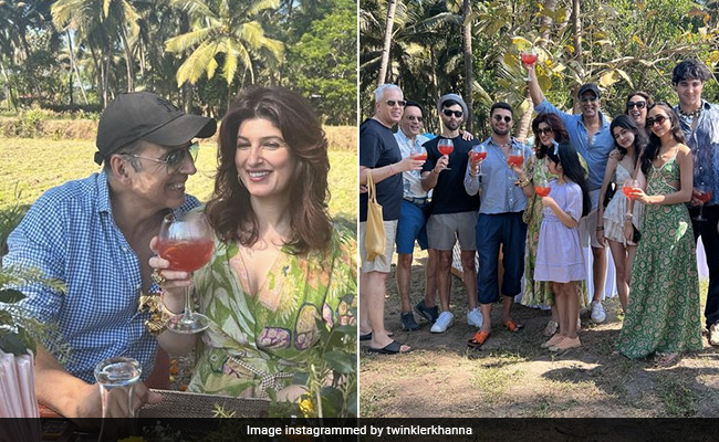 Inside Twinkle Khanna's Birthday Celebrations With Akshay Kumar And Kids Aarav, Nitara