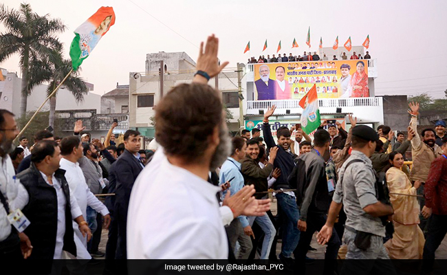 Watch: Rahul Gandhi Blew Kisses As His <i>Yatra</i> Crossed BJP Office