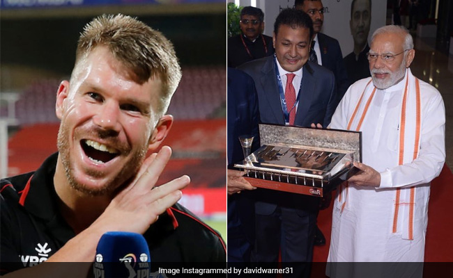 Pics: डेविड वॉर्नर ने अचानक प्रधानमंत्री मोदी का फोटो ट्वीट कर फैंस को किया हैरान, कैप्शन पढ़ समझ आई बात