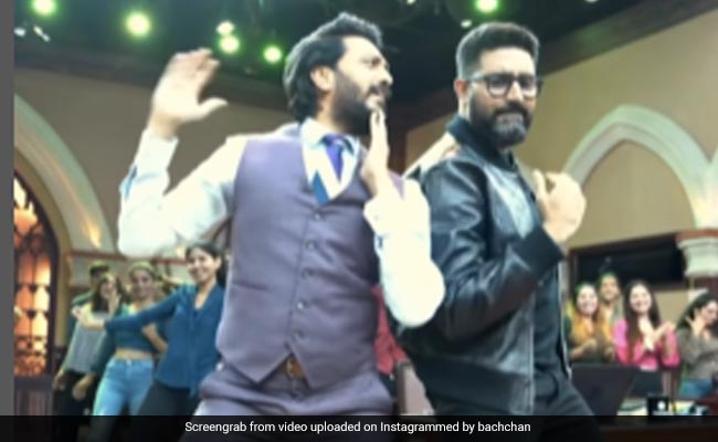 Watch: Just Abhishek Bachchan Dancing With "Lil Bro" Riteish Deshmukh