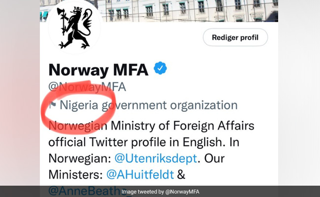 Twitter Mistakenly Labels Norway, Its PM And Foreign Minister As 'Nigerian', Internet Mocks Gaffe