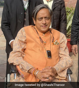 Shashi Tharoor Enters Parliament In Wheelchair, Realises This