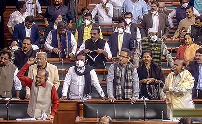 Lok Sabha Disrupted For 4th Time Amid Discussion Demand On China LAC Row
