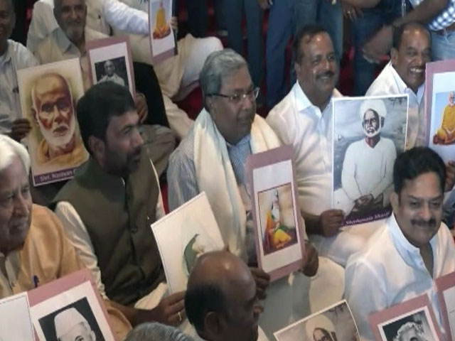 Savarkar Portrait Inside Karnataka Assembly, Opposition Protests Outside