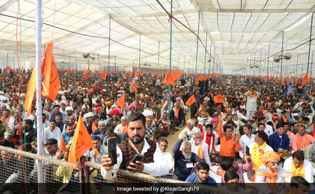 RSS-Linked Farmers Body Protests In Delhi Against GST On Agriculture Goods