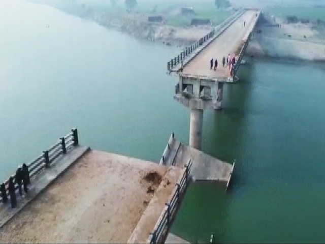 Video: Rs 13 Crore Bridge In Bihar Collapses In River Before Inauguration