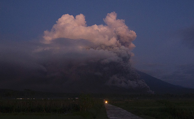 Indonesia Raises Alert, Evacuates Residents After Volcano Erupts