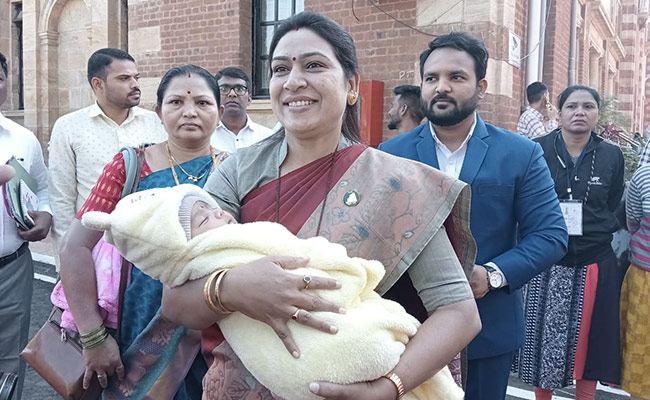 "I'm A Mother But...": Maharashtra MLA Attends Assembly With Her Baby