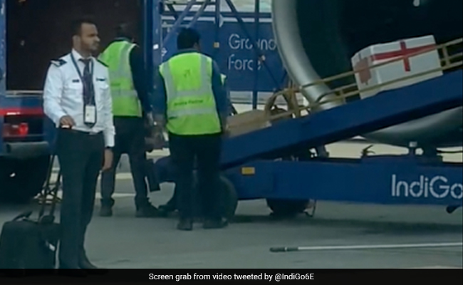 Video: IndiGo Baggage Handlers Carelessly Toss Boxes Into Trailer, Airline Responds