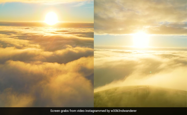 Watch: Drone Pilot In UK Captures Spectacular View From Above The Clouds