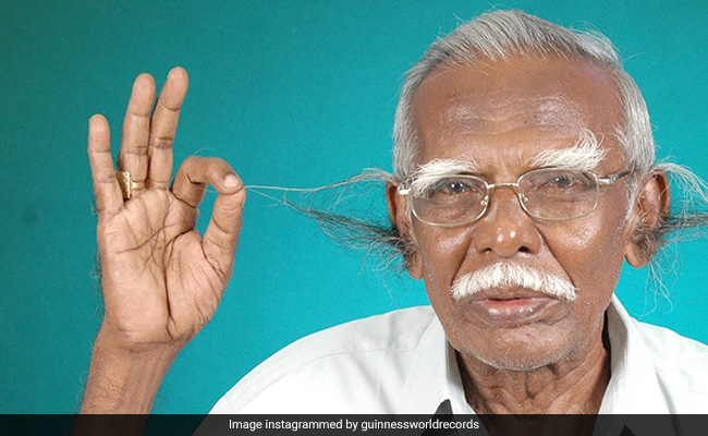 A Retired School Headmaster From India Makes Guinness World Record For Longest Ear Hair