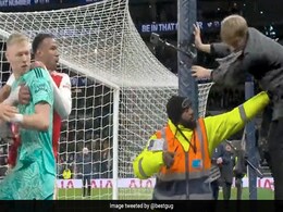 Arsenal Goalkeeper Aaron Ramsdale 'Kicked' By Fan After Clash With Spurs Richarlison. Watch Arsenal Goalkeeper Aaron Ramsdale 'Kicked' By Fan After Clash With Spurs Richarlison. Watch
