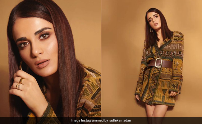 Radhika Madan's Aztec Print Dress Is As Classic As It Gets For Winter Days