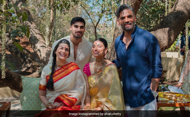 More Pics From Athiya Shetty-KL Rahul's Pre-Wedding Festivities, Shared By Ahan