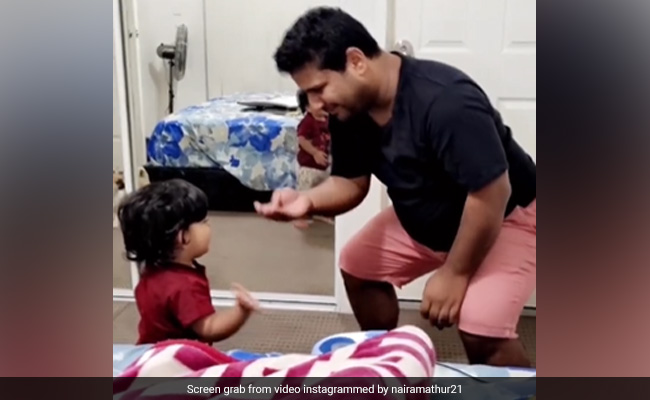 Video Of Father Trying To Understand Toddler's Babble Goes Viral