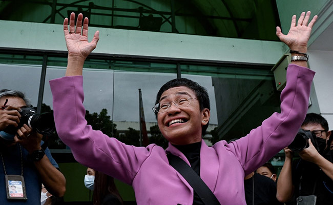 Nobel Laureate Maria Ressa Cleared By Philippine Court Of Tax Evasion