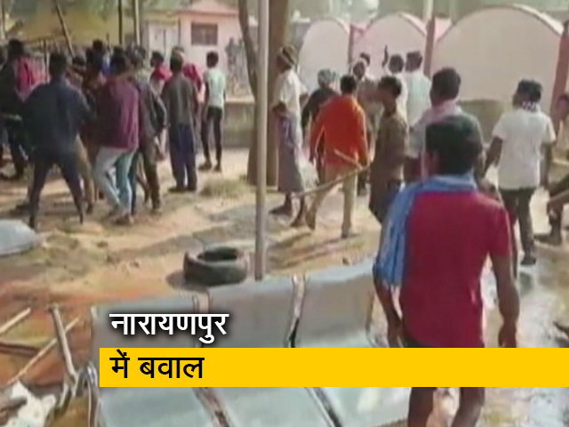 नारायणपुर के तनाव में चर्च और पुलिस पर पथराव, बीजेपी-कांग्रेस एक दूसरे पर हमलावर