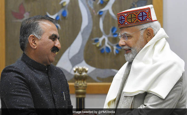हिमाचल के सीएम सुखविंदर सिंह सुक्खू ने प्रधानमंत्री से की मुलाकात, PMO ने ट्वीट कर दी जानकारी