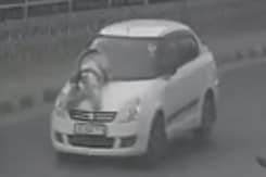 Video: Delhi Man Dragged For Half-A-Kilometre On Car Bonnet In Road Rage Video: Delhi Man Dragged For Half-A-Kilometre On Car Bonnet In Road Rage