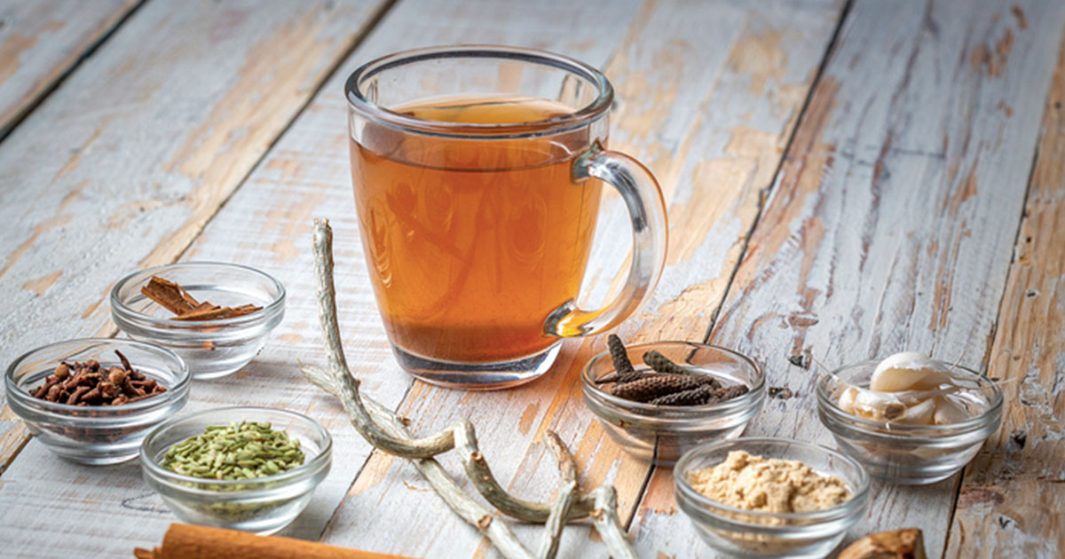 Mulethi or licorice has powerful anti-biotic and anti-inflammatory properties