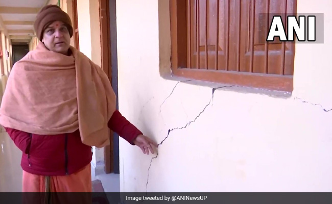 Shankaracharya Math In Uttarakhand's "Sinking" Town Develops Cracks