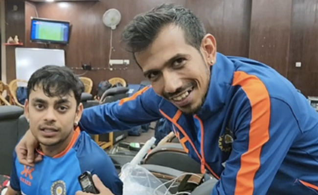 ''चहल टीवी'' पर दिखा रायपुर का शानदार ड्रेसिंग रूम, रोहित, विराट और ईशान के हुए दर्शन