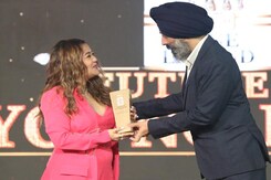 Neha Kakkar Gets Honoured At True Legend Event Neha Kakkar Gets Honoured At True Legend Event